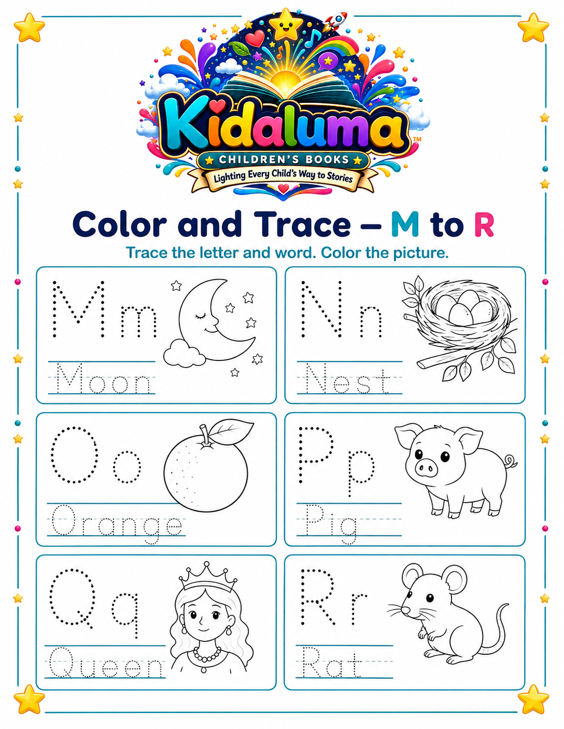 Color and Trace — M to R