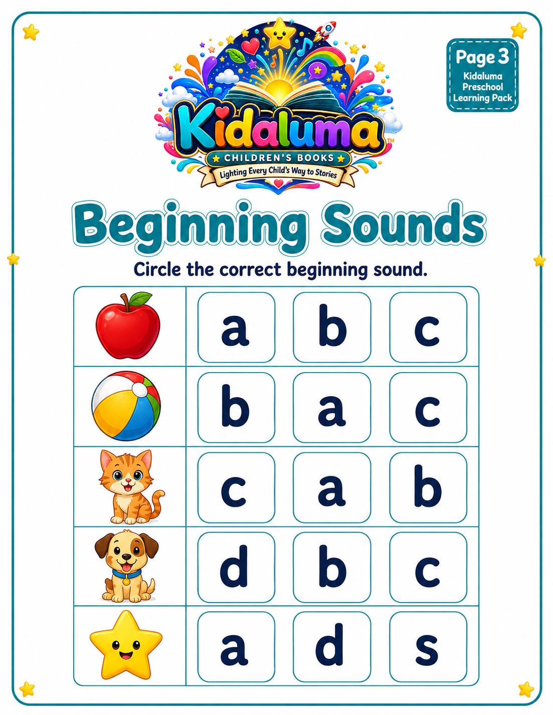 Beginning Sounds