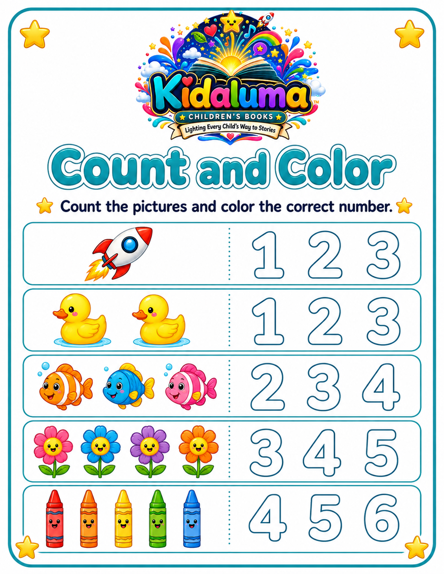 Count and Color — Set 2