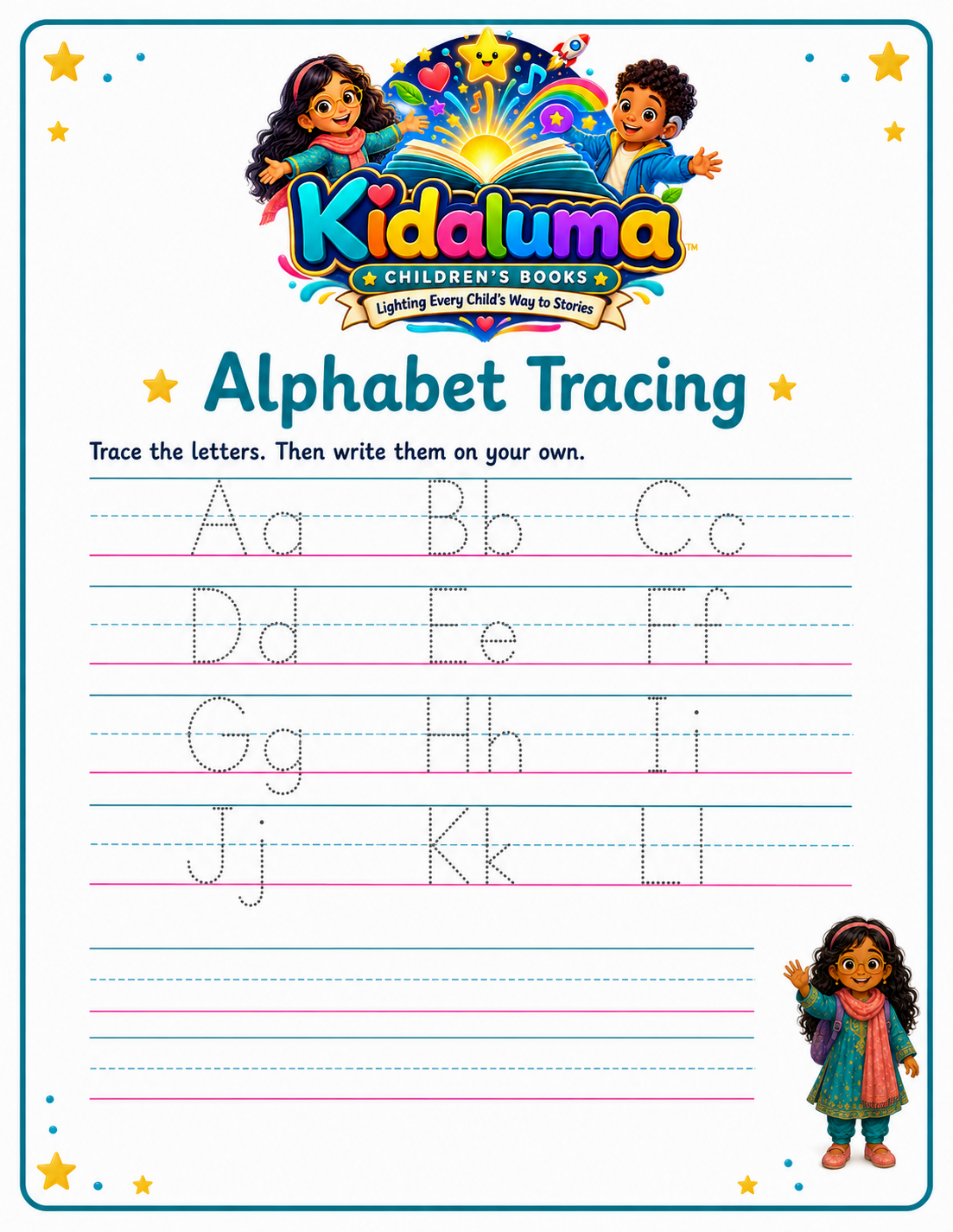Noor's Alphabet Tracing A–Z