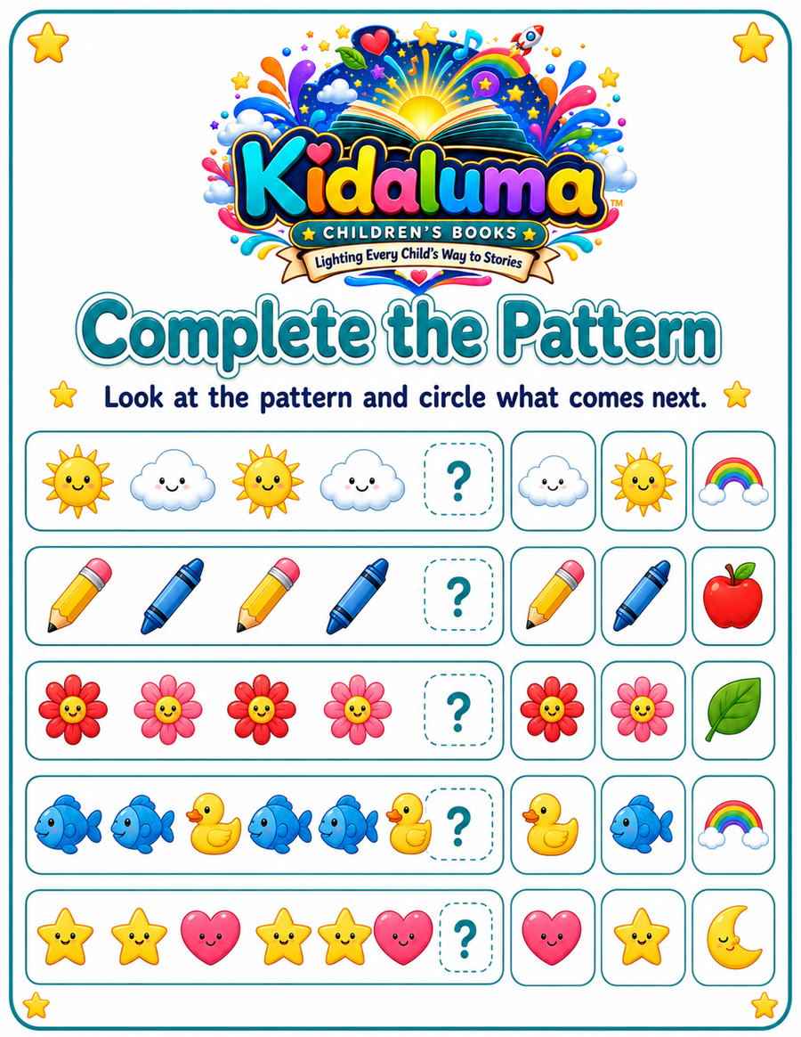 Complete the Pattern — Set 2