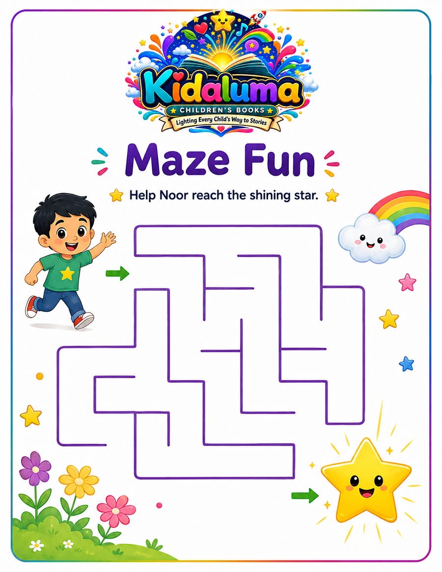 Maze Fun — Noor and the Star