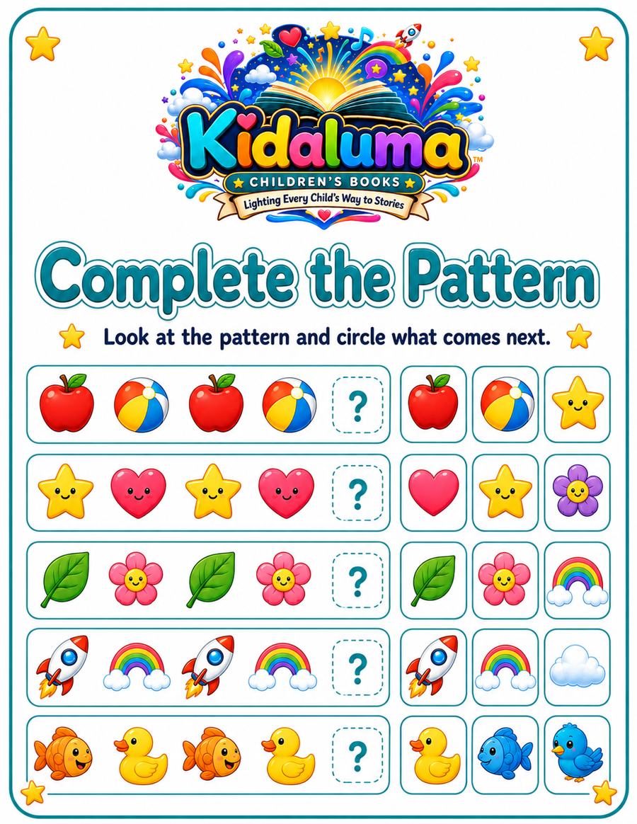 Complete the Pattern — Set 1