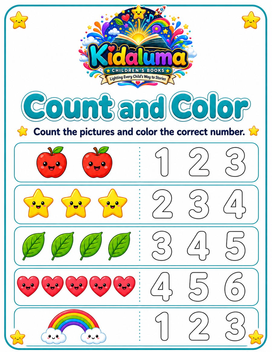 Count and Color — Set 1