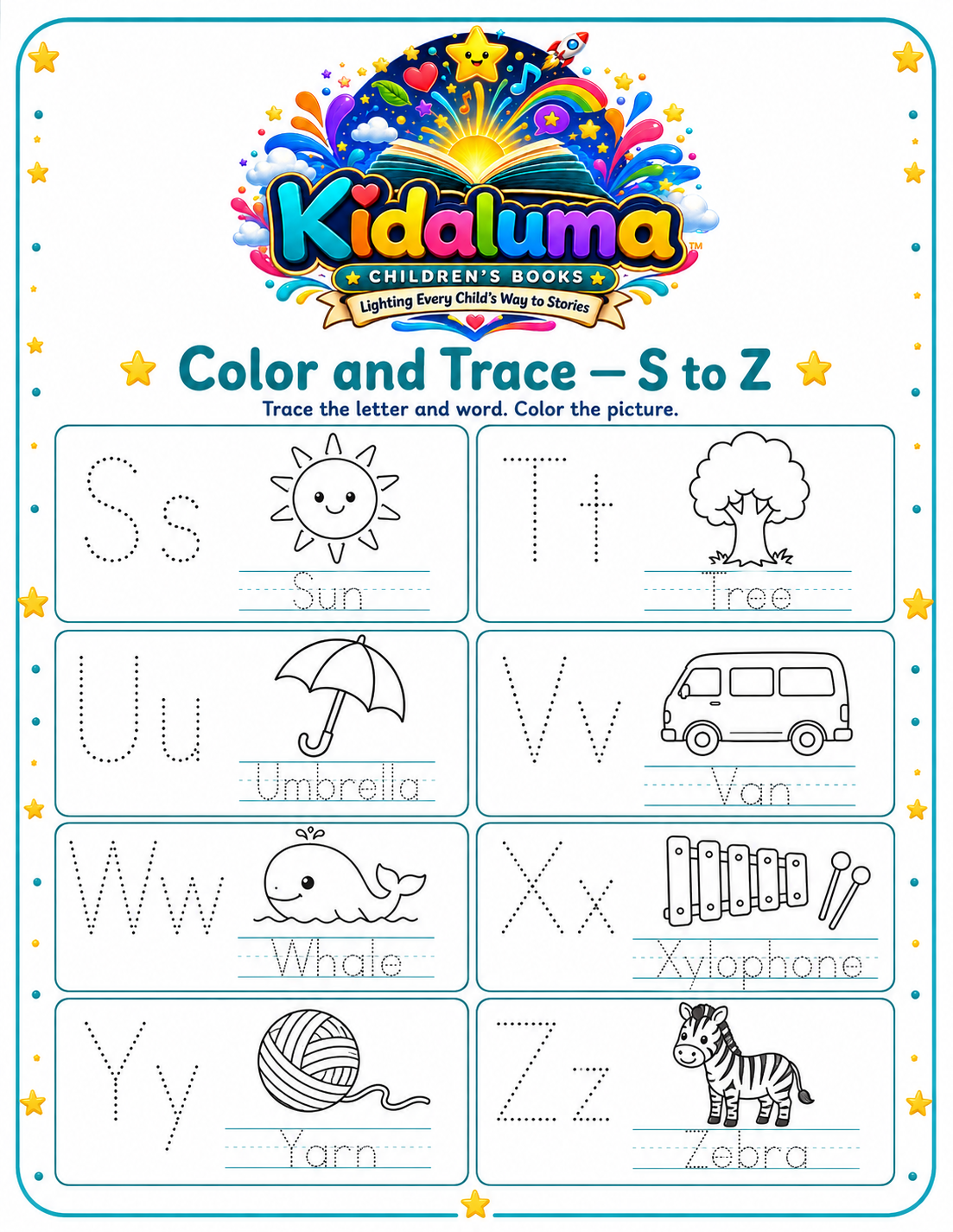 Color and Trace — S to Z