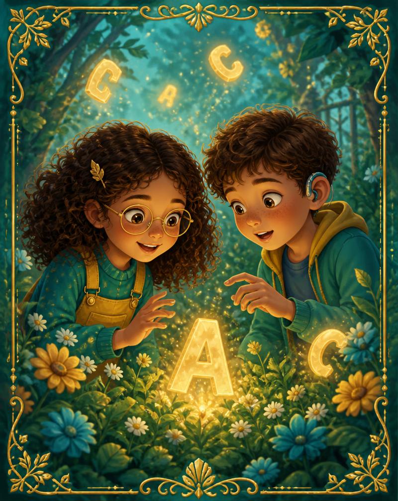 Preview of Glowing Letters Colouring Sheets